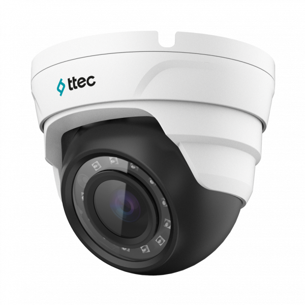 TTEC IPDM-2030S-M/S 2MP 2.8 mm Sabit Lensli  IR IP Dome Kamera
