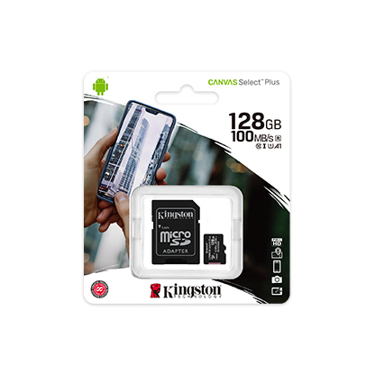 Kingston SDCS2 128GB microSDHC Canvas Select Plus CL10