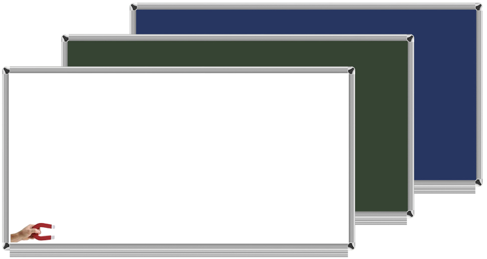 Akyazı 120x120 Duvara Monte Emaye Yazı Tahtası