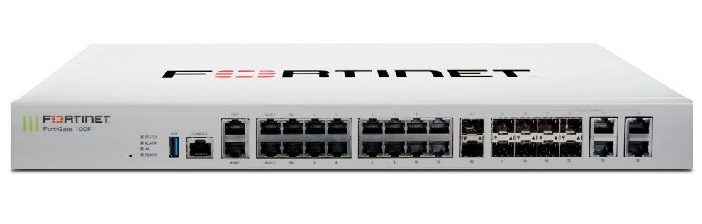 FortiGate-100F Firewall 36 Ay Bundle