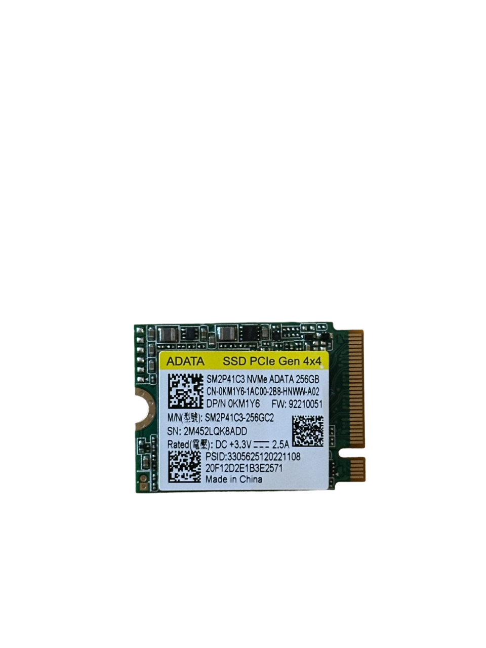 Adata SM2P41C3-256GC2 256 GB NVMe GEN4 SSD