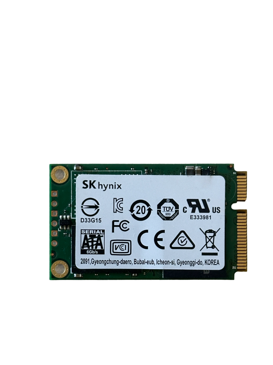 SKHynix HFS032G3AMNB-2200A SH920 32GB MLC SATA 6Gbps mSATA (SSD)