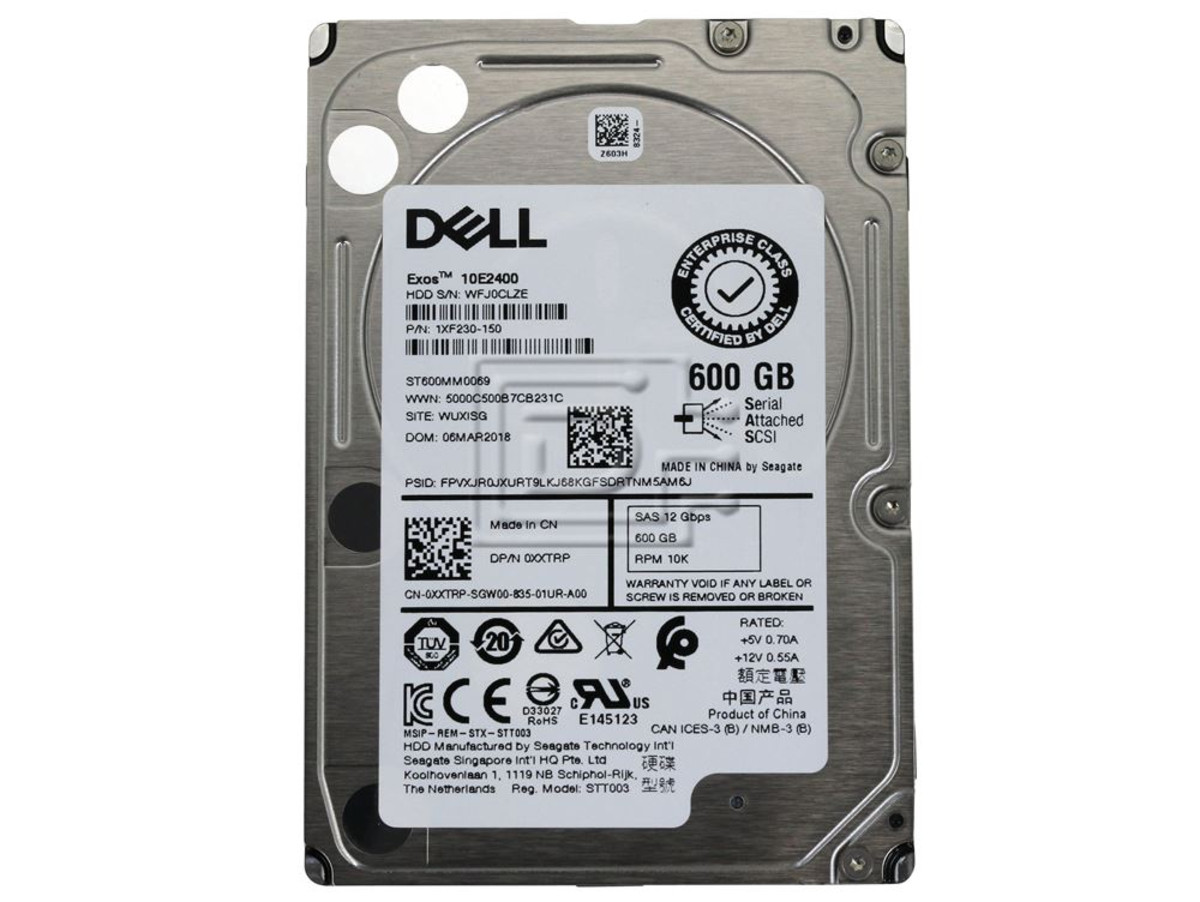 Dell 600GB Server Disk - ST600MM0069 - 0XXTRAP