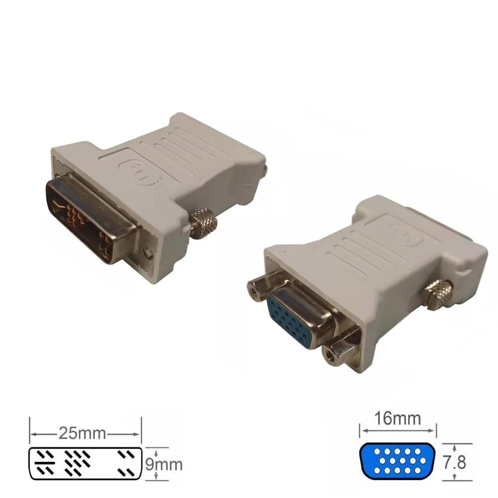 DVI 12+5 to VGA Dönüştürücü