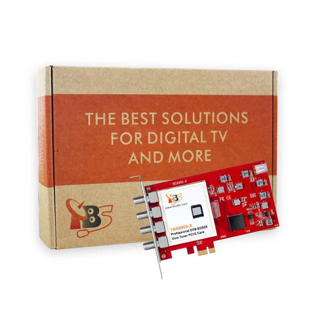 TBS TBS6909-X DVB-S/S2/S2X 8 TUNER PCIe TV Kartı (Versiyon 2)