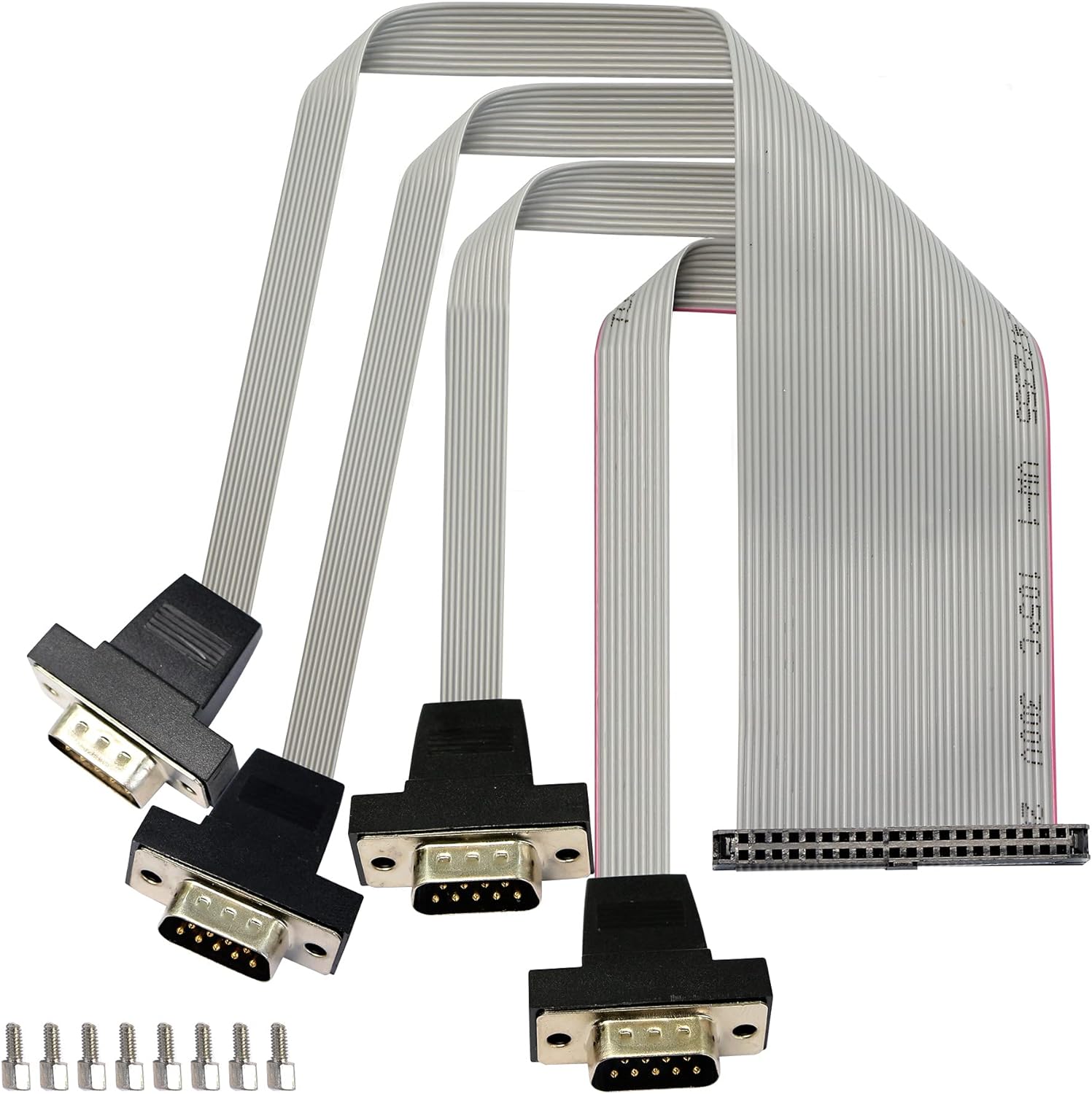 40Pin 2.0mm IDE to 4-Port DB9 RS232 Dişi Seri Kablo
