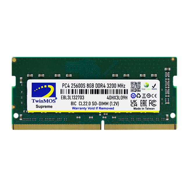 TwinMOS 8GB DDR4 3200MHz (MDD48GB3200N) (NB) SODIMM