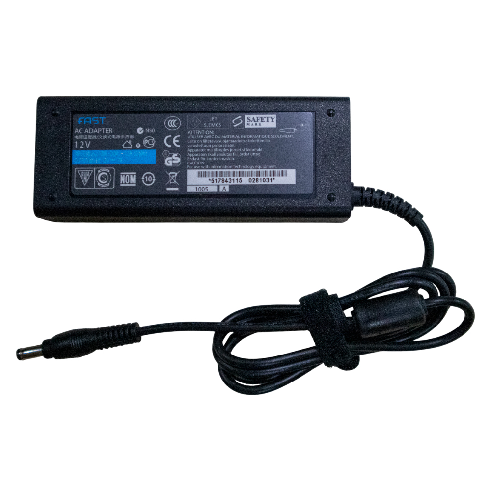 FAST 12V 5A - 5.5*2.5 Plastik Kasa Adaptör 60W