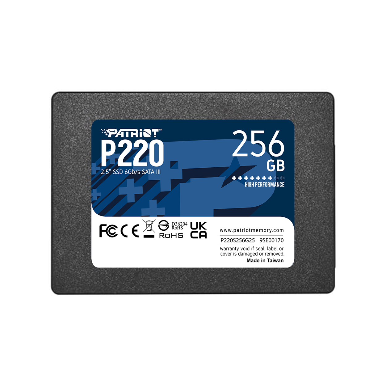 256GB Patriot P220 550/490MB/s 2.5" SATA3 SSD Disk