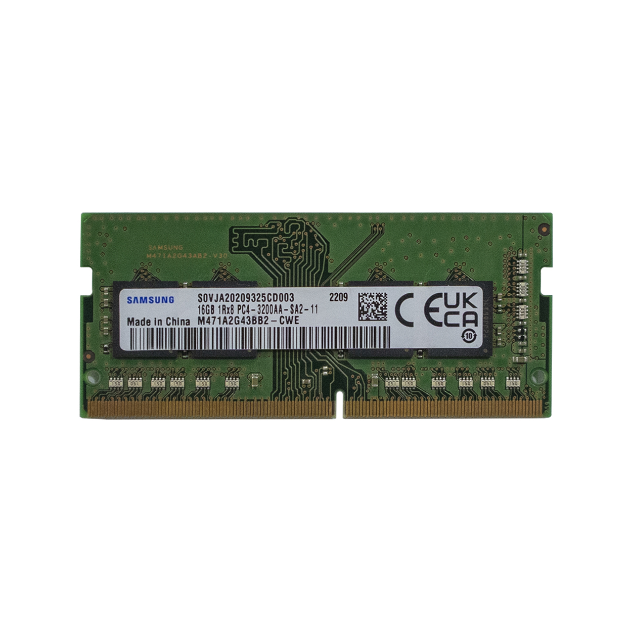 16GB Samsung  DDR4 NB 3200 MHz SODIMM Notebok Rami