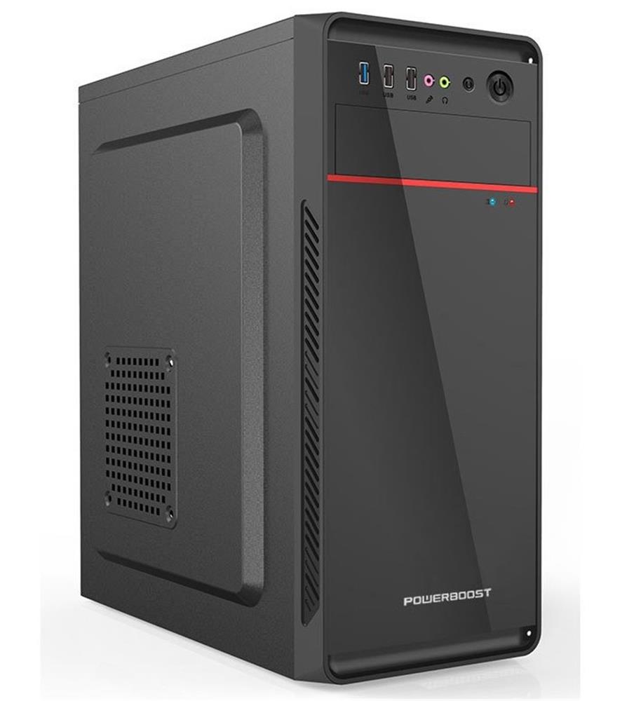 PowerBoost VK-1626 350w USB 3.0 ATX Shiny Piano Siyah Kasa 