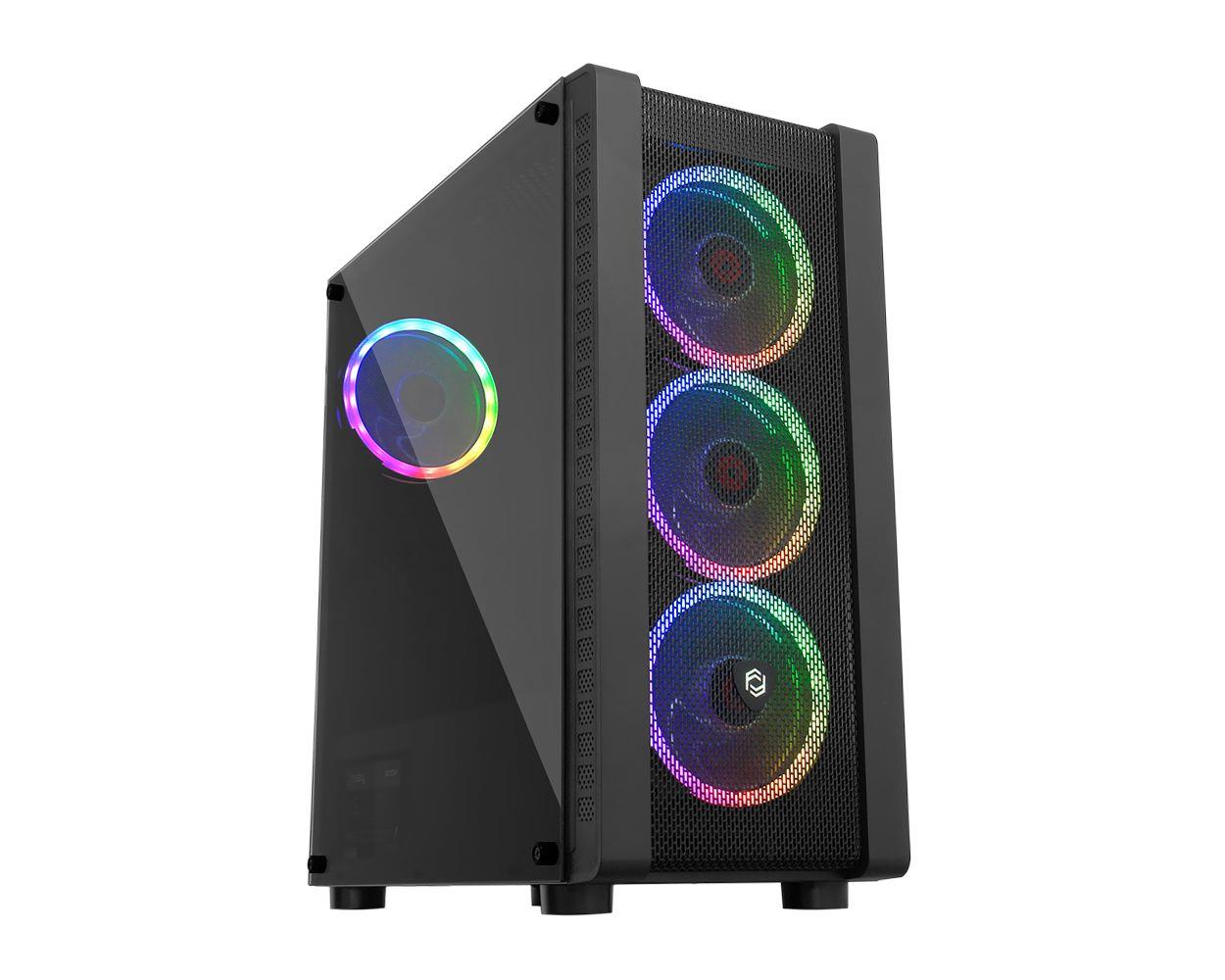 Frisby FC-9320G Gaming Kasa (Dual-Ring RGB Fan + 600W 80+ Bronze)1 x USB 3.0, 2 x USB 2.0 