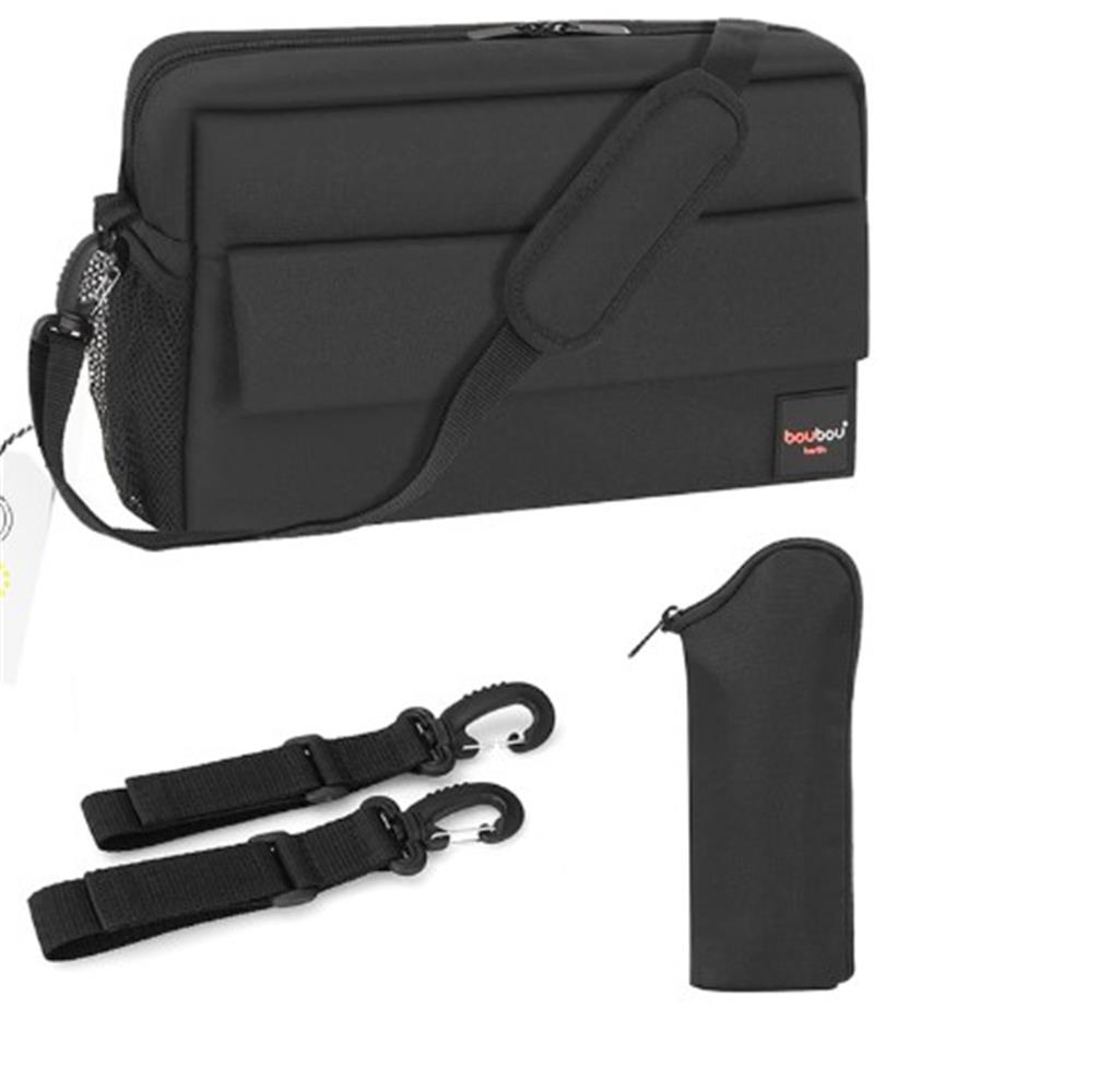 Boubou BSO-1002 Bebek Arabası Organizer Çanta Siyah 