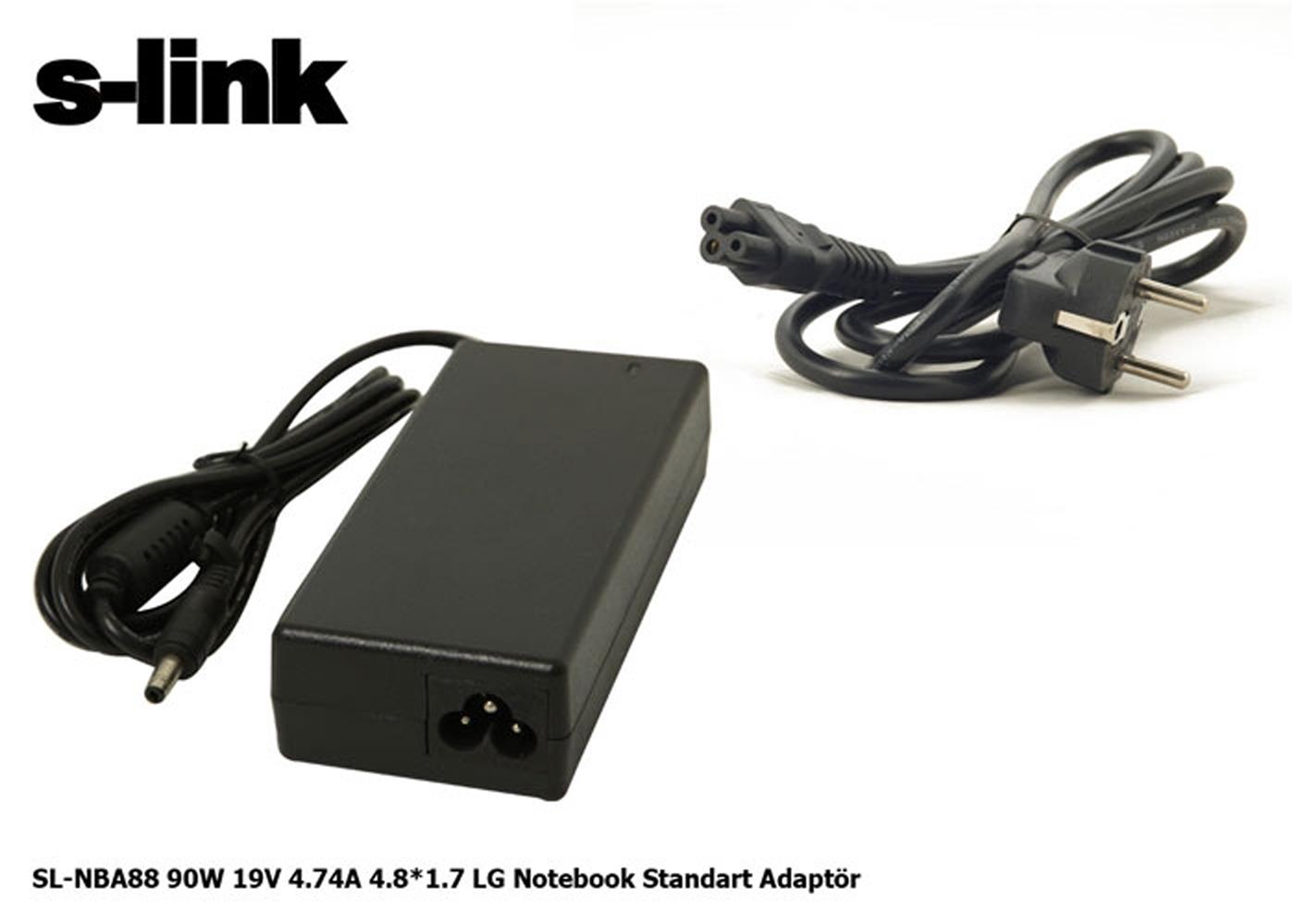 S-link SL-NBA88 90w 19v 4.74a 4.8-1.7 Lg Notebook Adaptörü