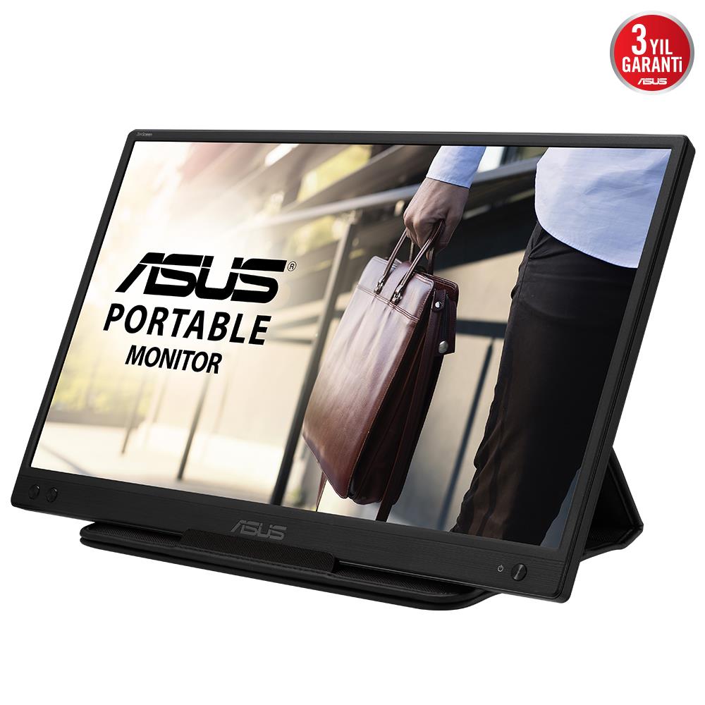 Asus 15.6" Zenscreen MB166C 60Hz 5ms (Typec + Usb) 1920X1080 IPS Mat Taşınabilir USB Monitör