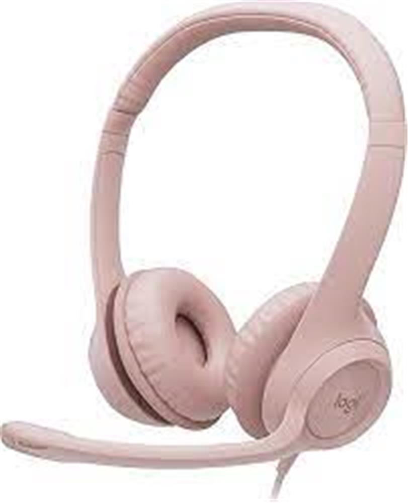 Logitech 981-001281 H390 Pudra Pembe Usb Mikrofonlu Kulaklık 