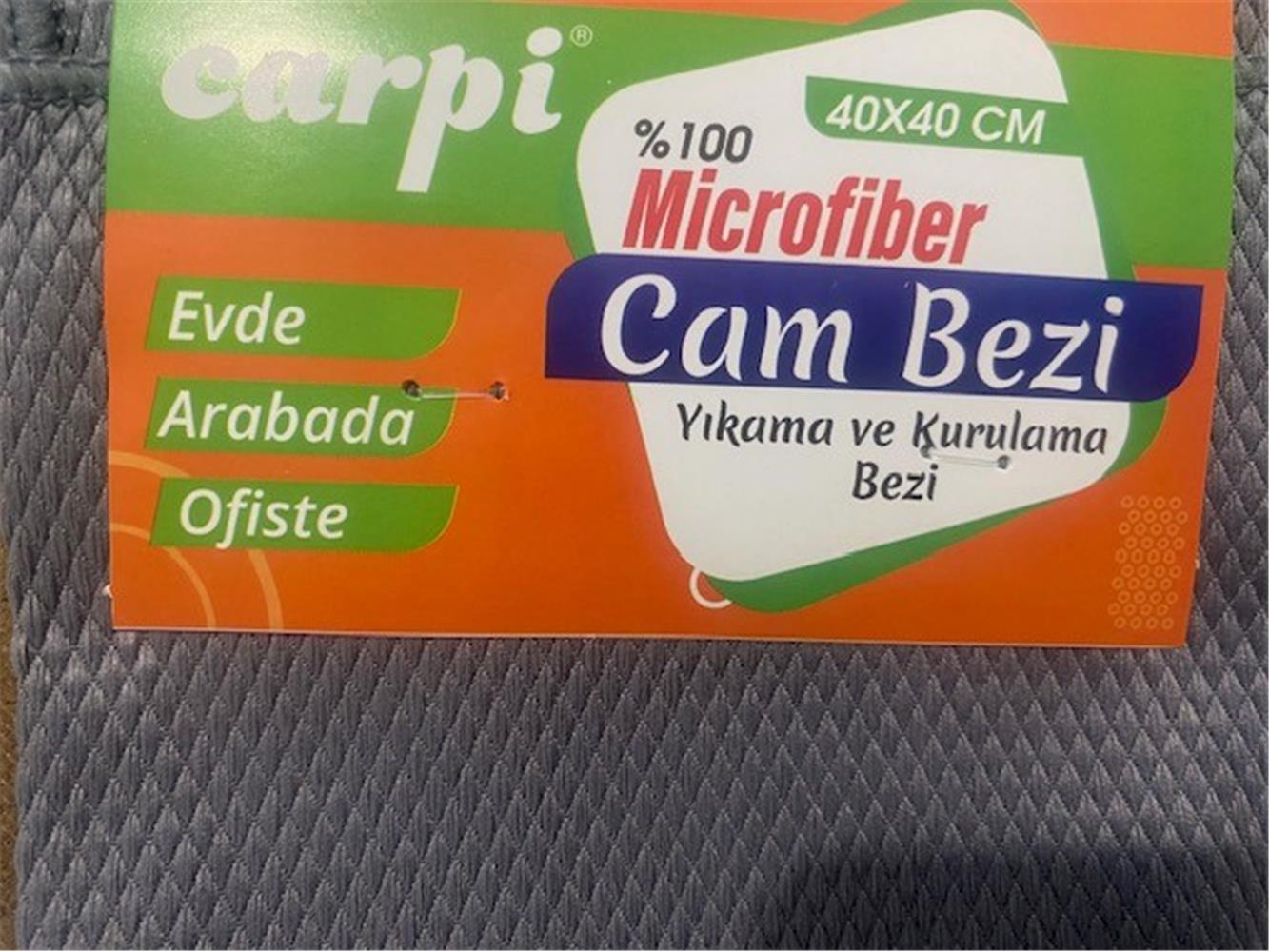 Carpi Mikrofiber (2420129) Cam Temizleme Bezi 40X40cm 