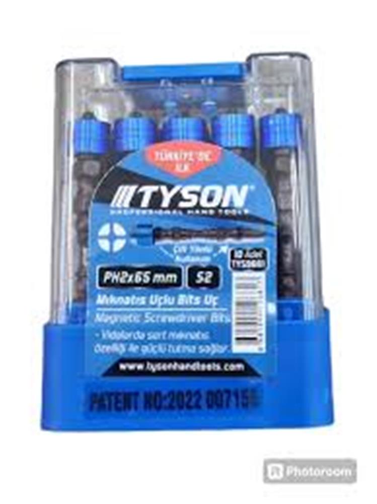 Tyson Mıknatıslı Bits Uç PH2X 65 MM 9681 