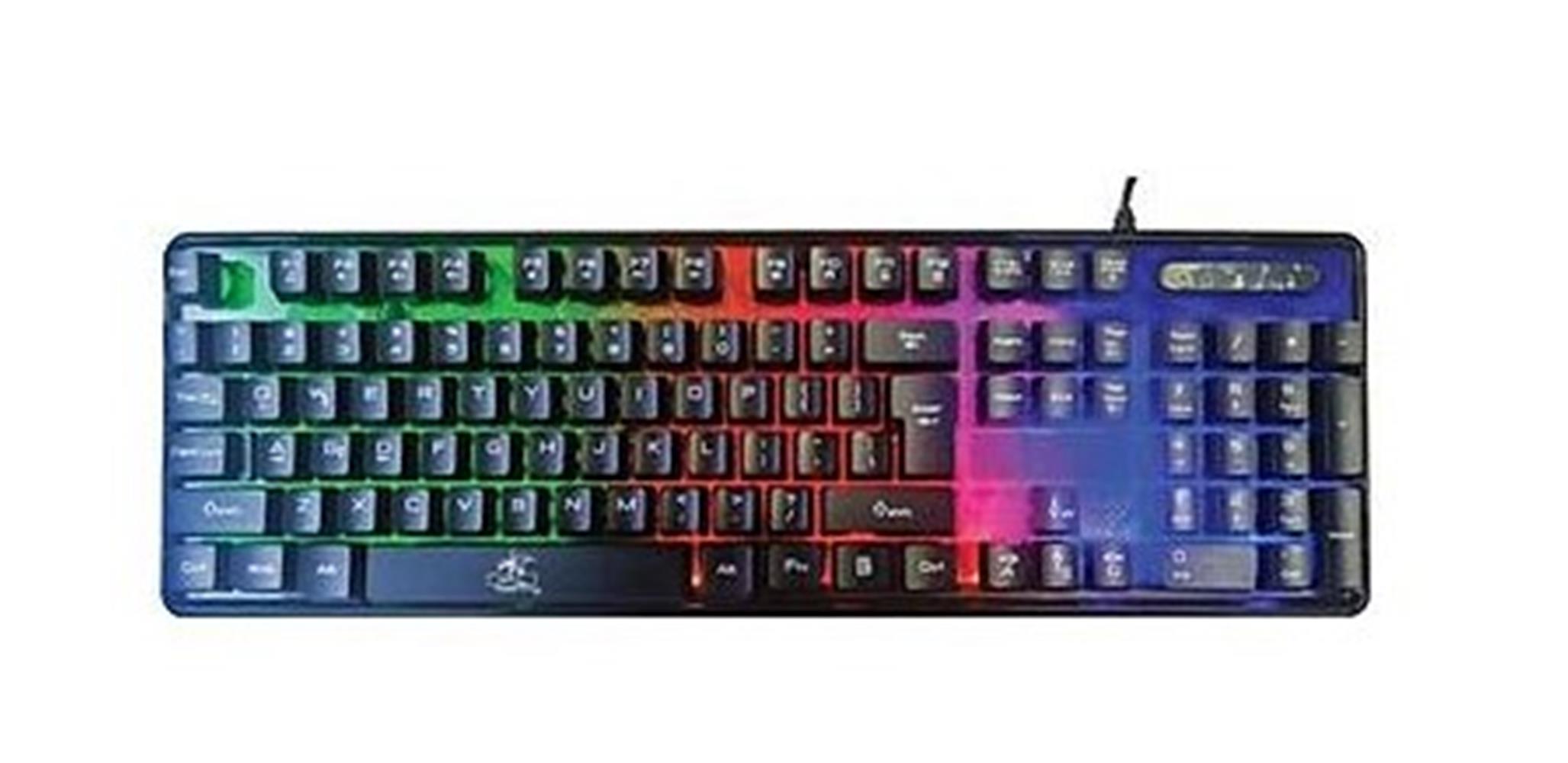 Dexim DKA010 KBL707 Mekanik RGB Hisli Şeffaf Klavye 