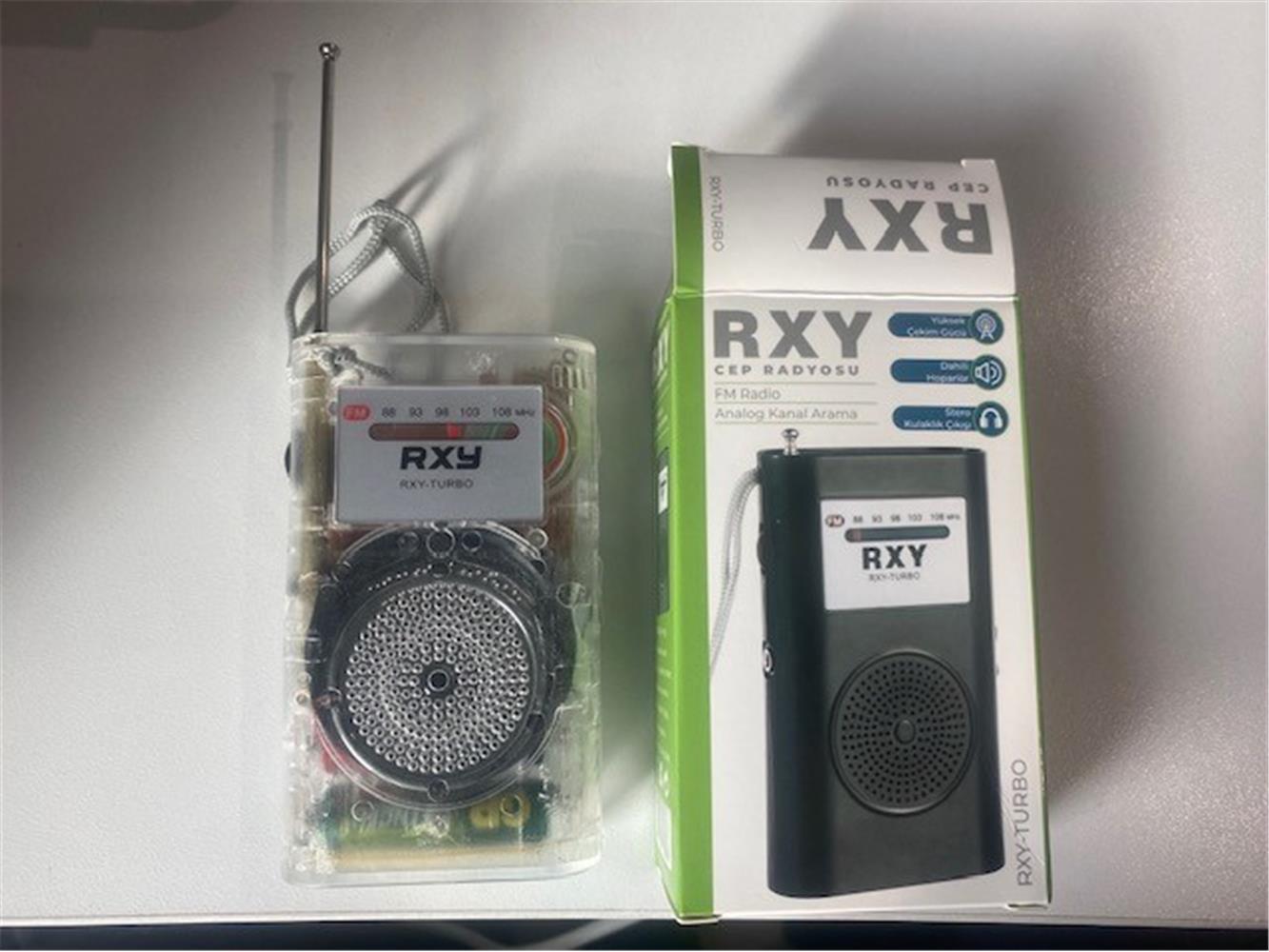 Rxy Fm Ceb Radyosu (Dahili Hoparlör-Stero Kulaklık Çıkışı-Yüksek Çekim Gücü)