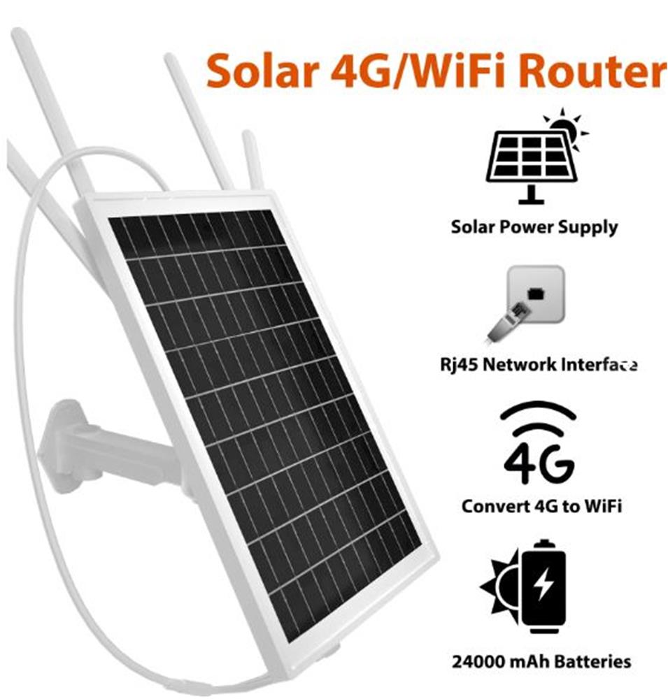 Apronx APX-SR415 Wireless 4G Solar Modem 15w (10-12 Kullanıcı) 20400mAh