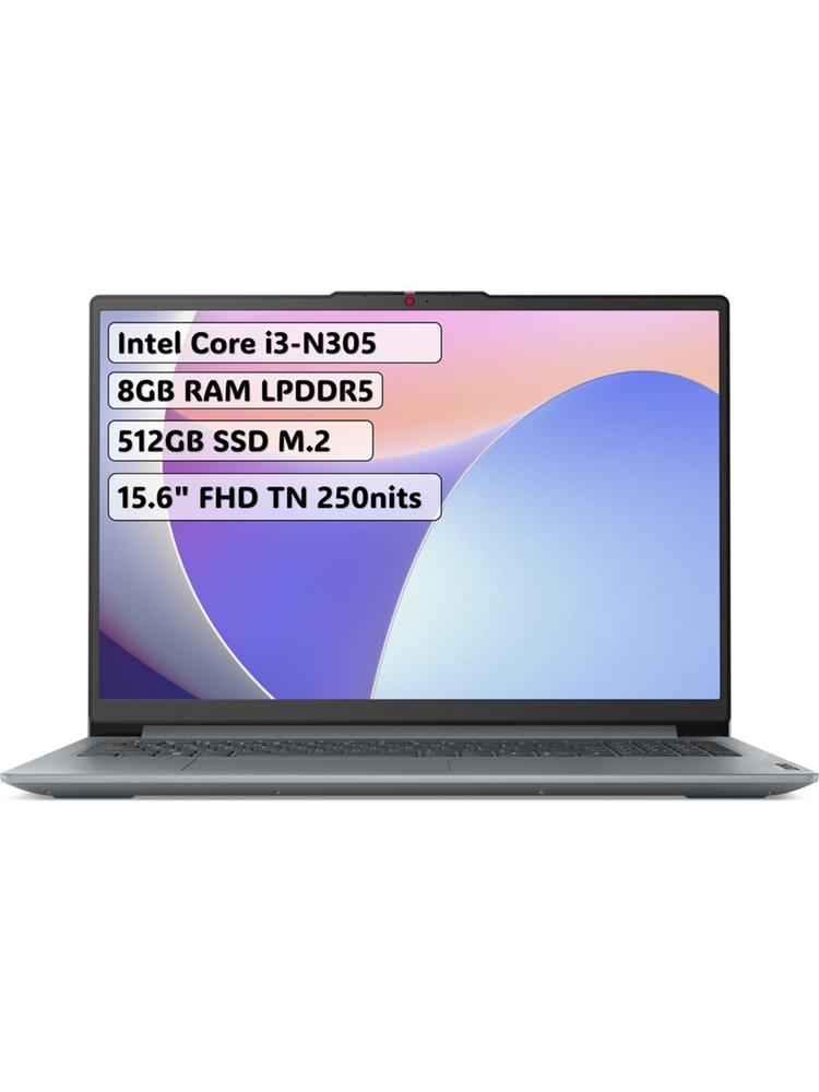 Lenovo IdeaPad Slim 3 82XB00B4TX i3-N305 8 GB 512 GB SSD UHD Graphics 15.6" Full HD FreeDOS Notebook