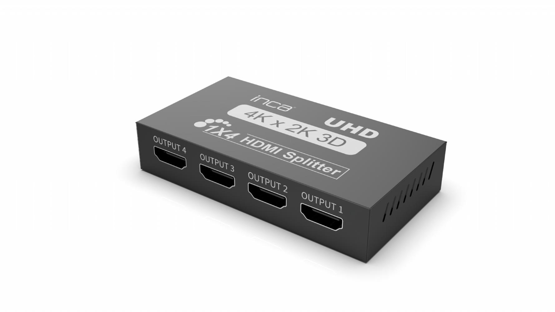 Inca IHSK-430 Hdmı Splitter 1 İn 4Out 4K@30Hz Switch (Giriş 1 HDMI,Çıkış 4 HDMI)