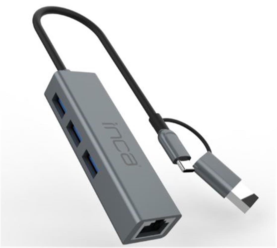 Inca IUTP-03TX 1000 Mbps TYPE-C 3.1  Çoklayıcı