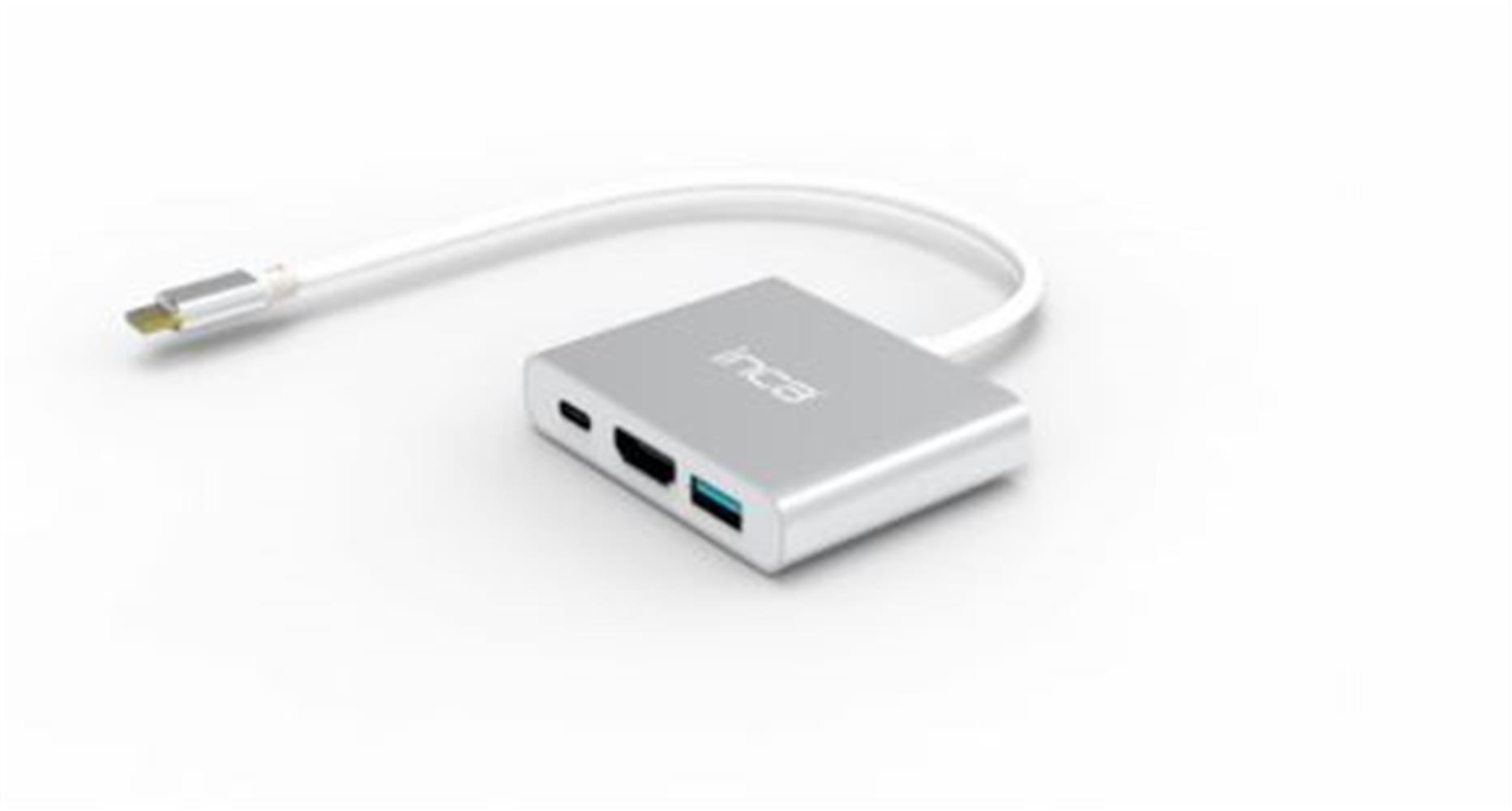 Inca ITPC-04TX USB3.0+PD100W Alüminyum  Çoklayıcı