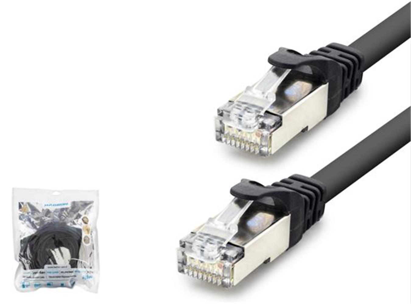 Hadron Hdx5093 Cat7 Kablo 1000Gbt 250Mhz 5M Siyah