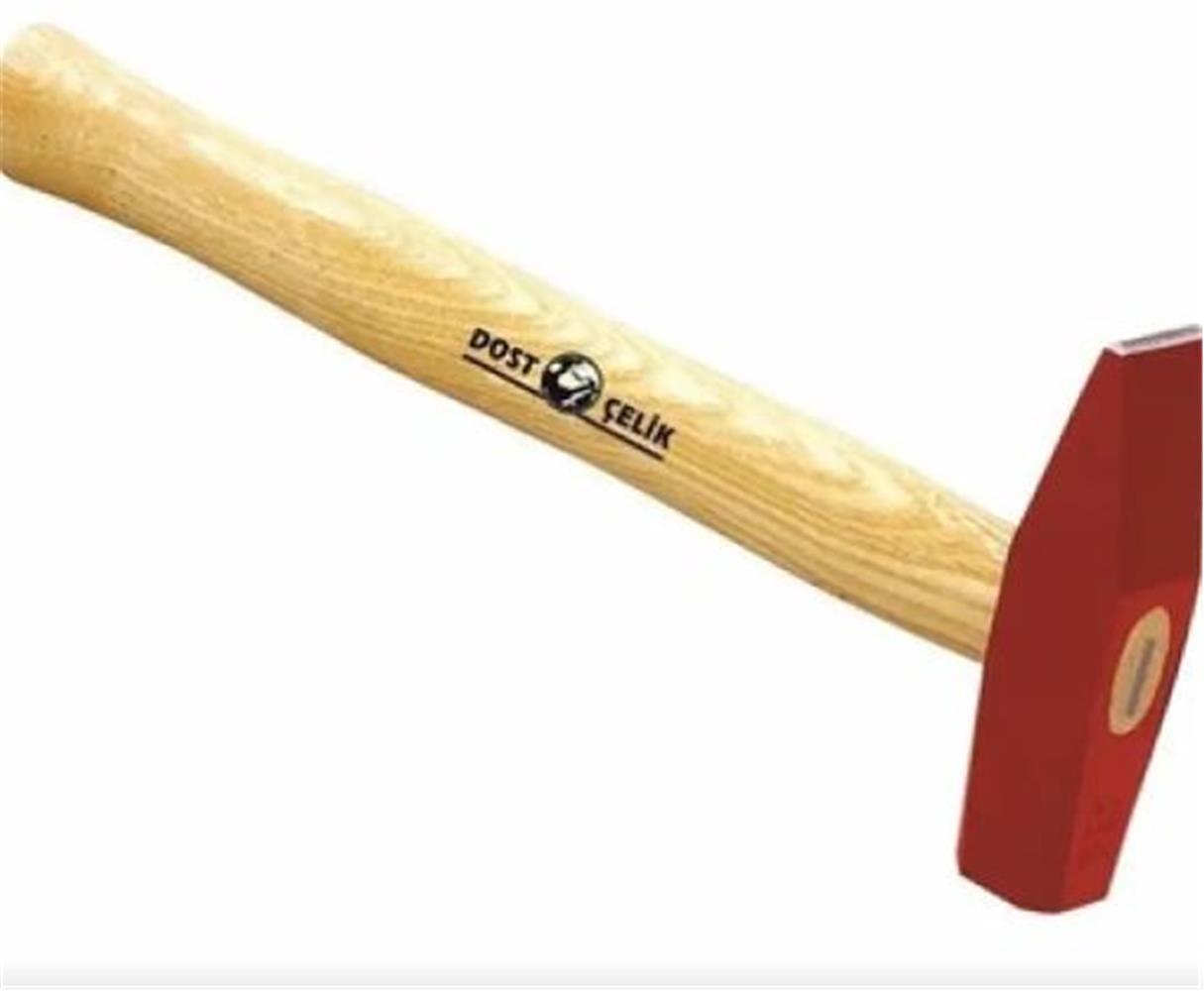 DOST ÇELİK  SAPLI ÇEKİÇ 300GR (PKT.12Lİ)                   