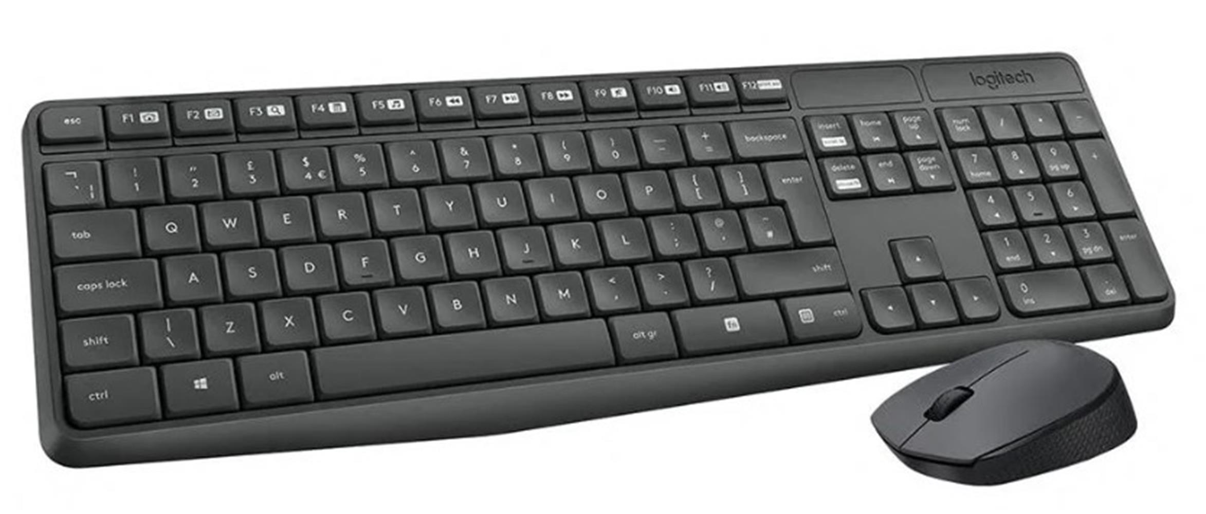 Logitech 920-007931 MK235 İngilizce Kablosuz Klavye & Mouse Seti 
