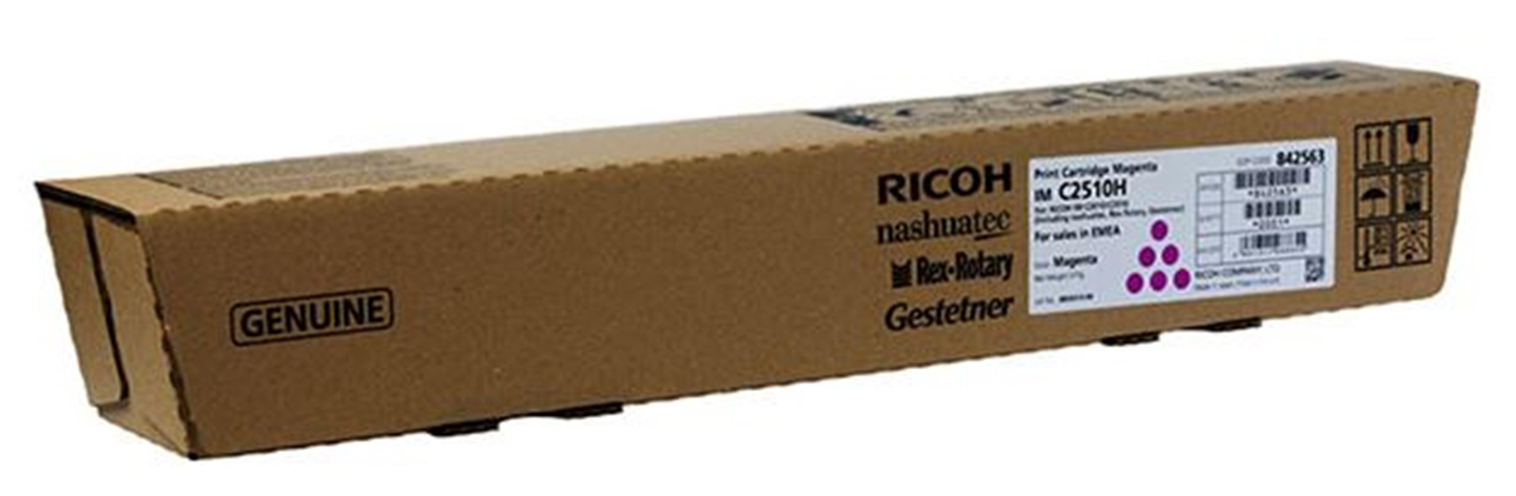 Ricoh IM C2510H Magenta Kırmızı Orjinal Fotokopi Toneri IM C2010-2510 18.000 Sayfa 