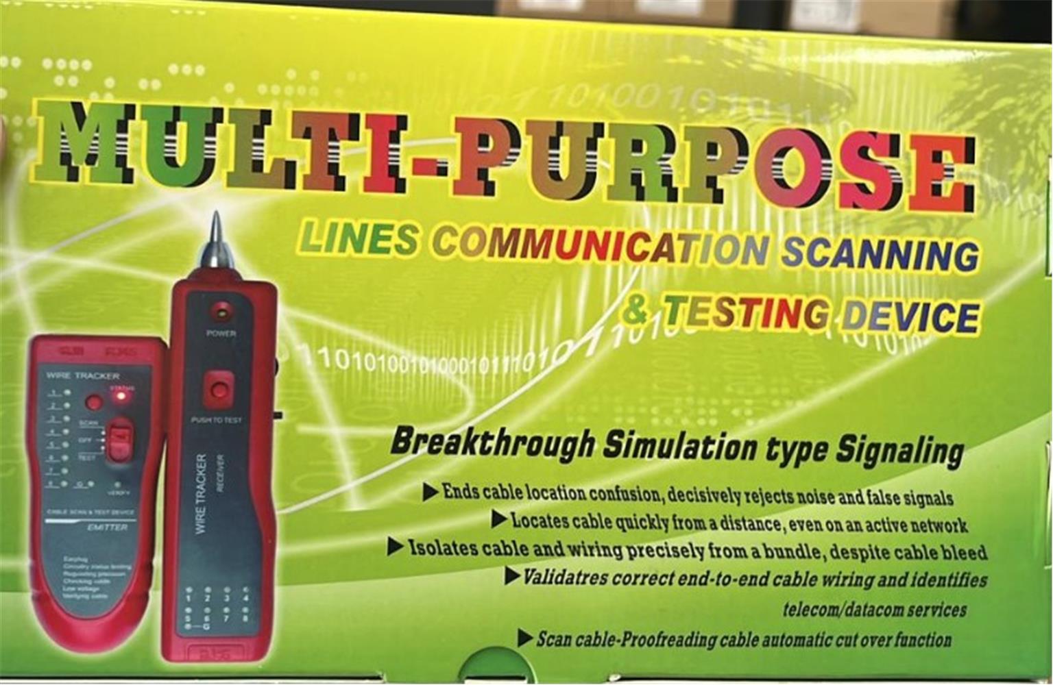 Teldata TLD-KTC Kablo Bulucu Tester Network Bili Bili RJ11 RJ45  
