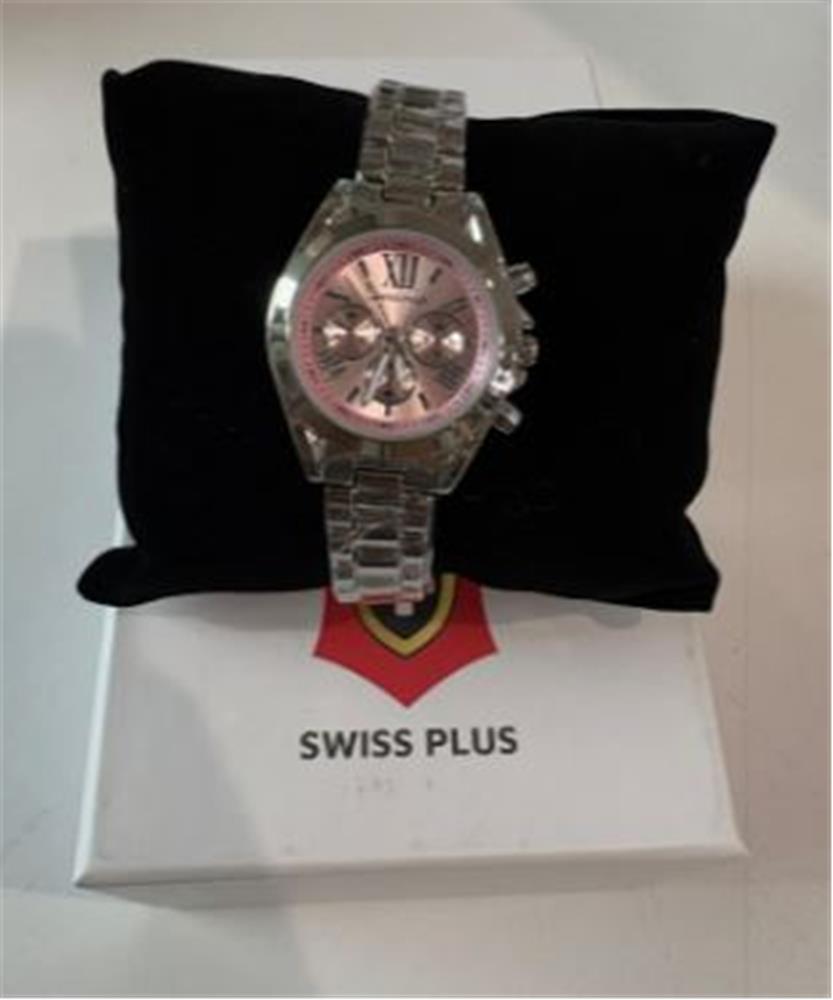 Swiss Plus Woman Watch Model-2 ST0730ABL Pink-Silver