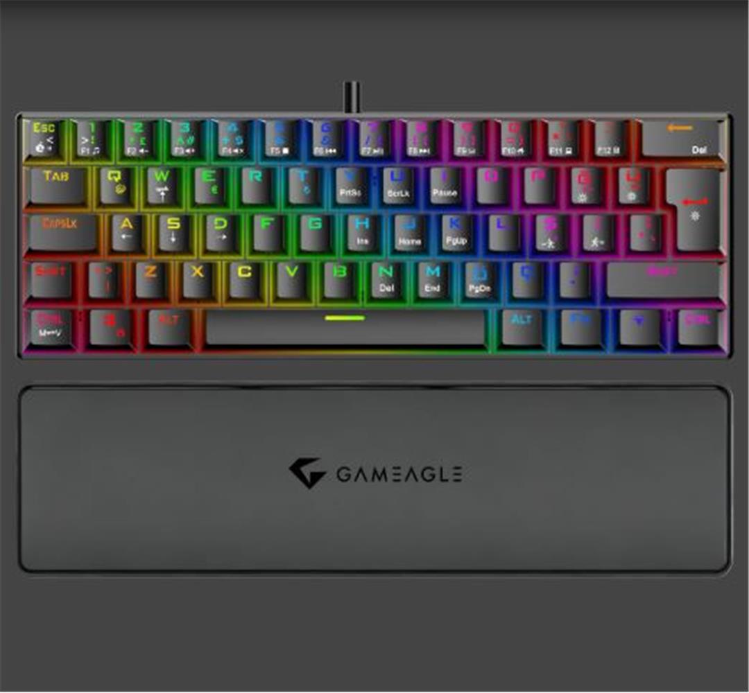 Gameagle GE2020 Helıos RGB Kablolu Tr Layout Mekanik Siyah Oyuncu Klavyesi 