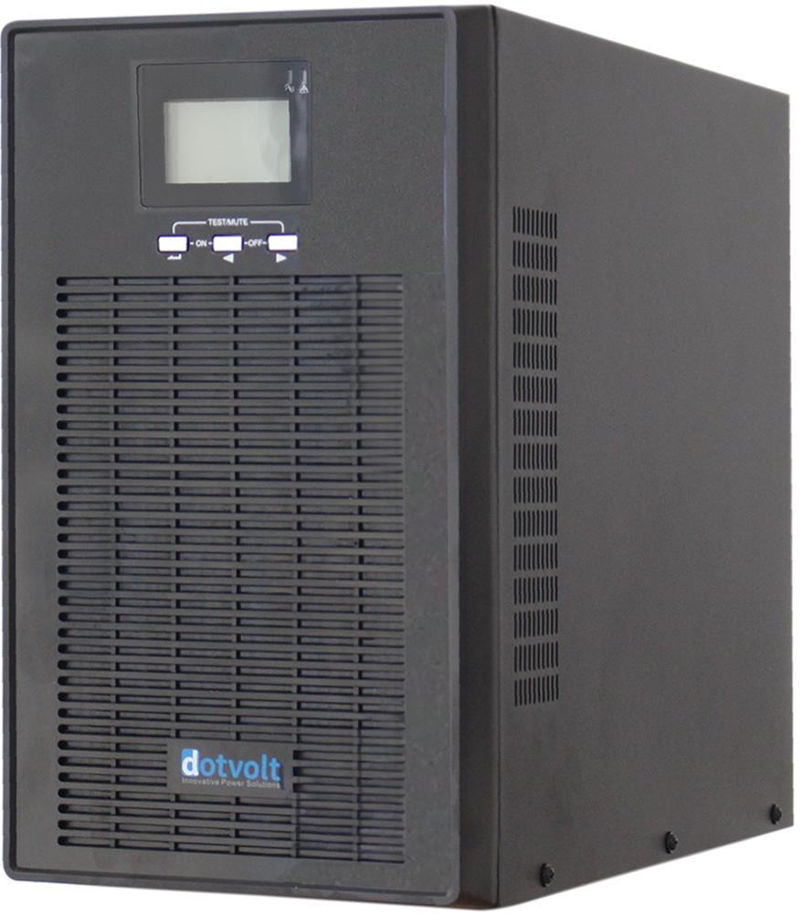 DOTVOLT MN PLUS 6KVA (DAHİLİ MANUEL BY-PASS) 16x12V-7AH 1F-1F ONLİNE UP 