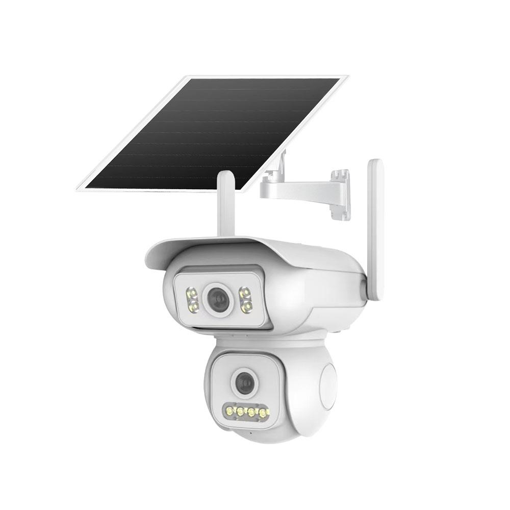 Joysee S2 6Mp AOR 4G 2x2.8mm Solar İki Kamera 4IR+4Led PTZ 