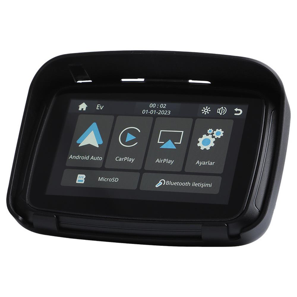 DARK DK-VA-M100 Moto Smart Navigasyon CarPlay-Android Auto-AirPlay 5" Motosiklet Ekranı