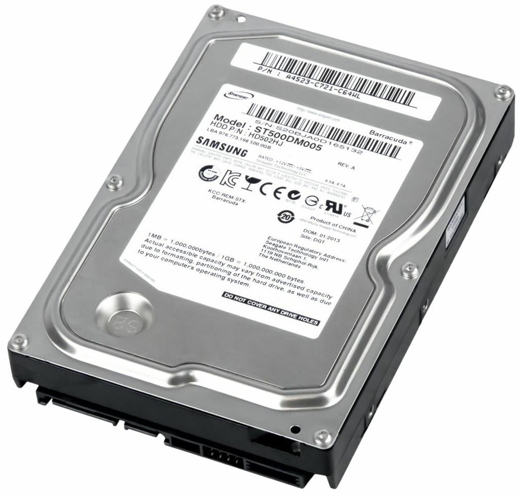 Seagate 500GB ST500DM005 BarraCuda SATA 3.0 7200 RPM 3.5" Harddisk (İthalat)