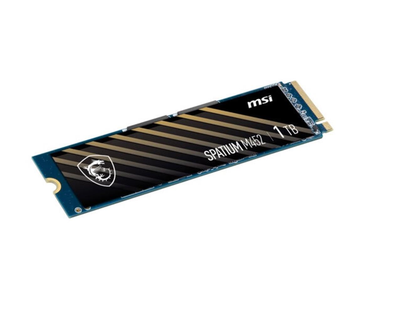 Msi 1TB Spatium M452 3600-3100MB-s PCIe Gen 4.0 NVMe M.2 SSD Disk