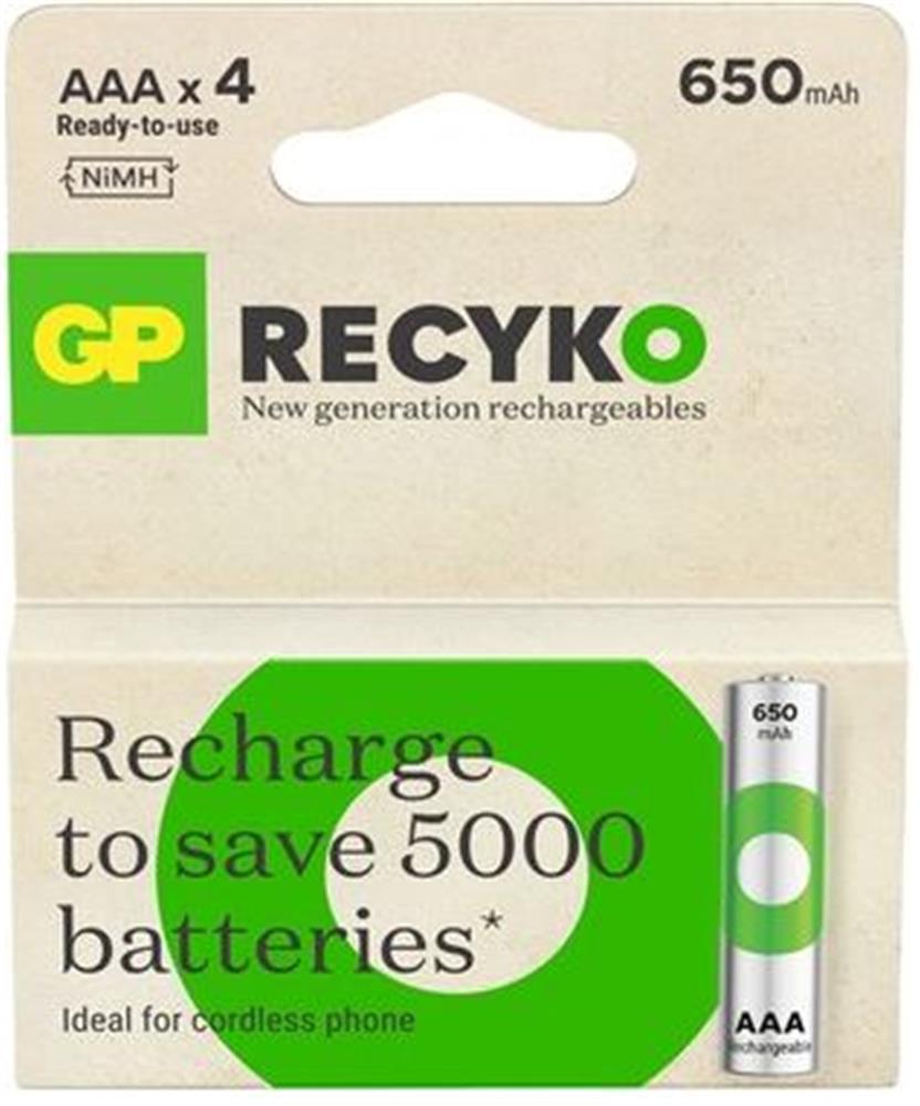 GP AA 1300 mAh Şarjlı Recharge Kalem Pil 4'lü Paket GP1300AAHVC-2TLB4