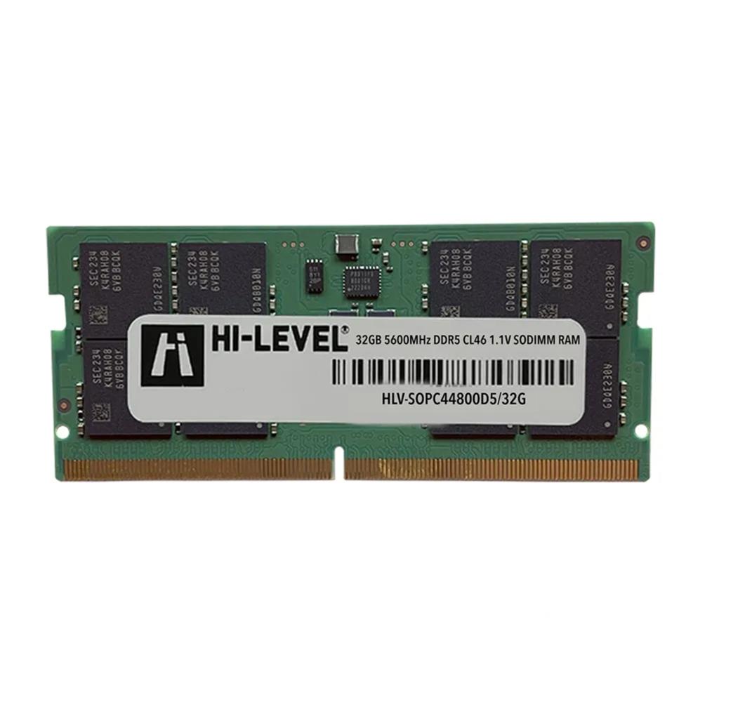 Hi-Level 32GB DDR5 5600MHz CL46 HLV-SOPC44800D5-32G Sodimm Notebook Ram 