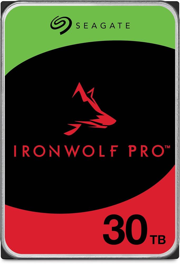 Seagate 30Tb IronWolf Pro ST30000NT011 NAS 3,5" 7200 512 MB SATA 6 GB-S (Koyuncu Distribitör Ürünü)