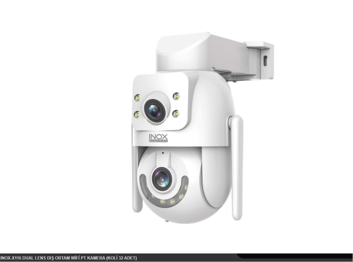 INOX-X116 DUAL LENS DIŞ ORTAM WİFİ PT KAMERA