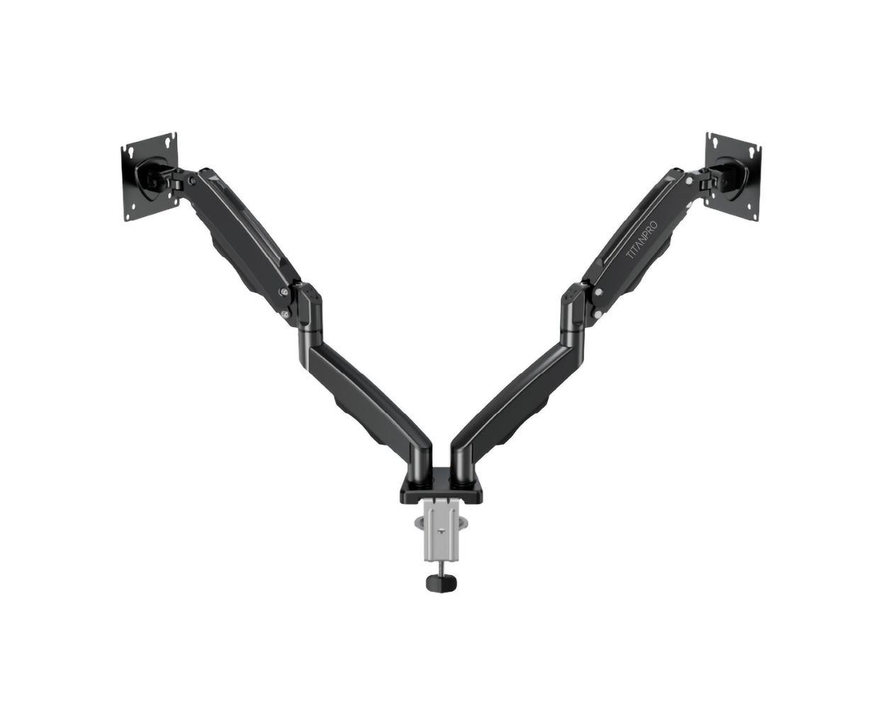TITANPRO FL02 ( FMK-8710 ) 17-32" Çift Kollu Amortisörlü Monitör Standı (Siyah)