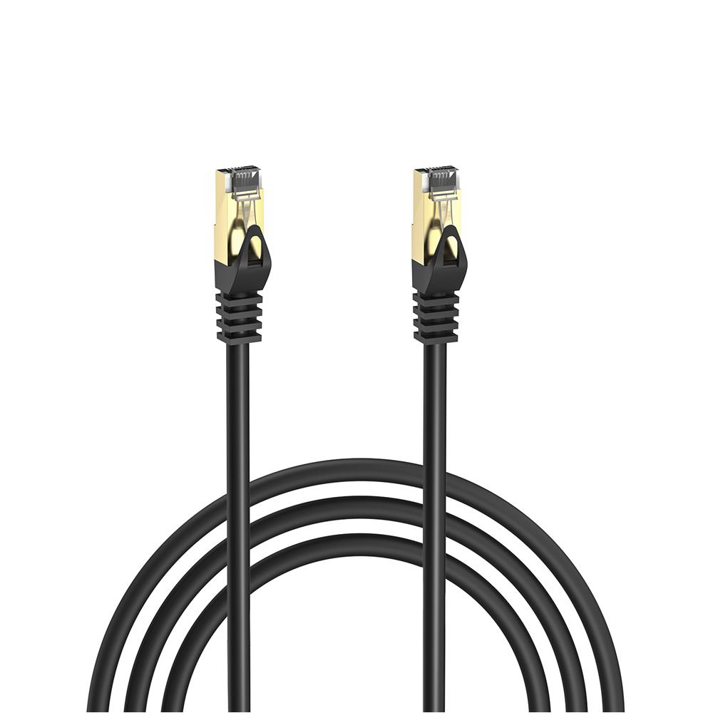 S-link MM-CAT710 10m Siyah S-FTP CCA CAT7 Gold Uçlu Ağ Bağlantı Kablosu