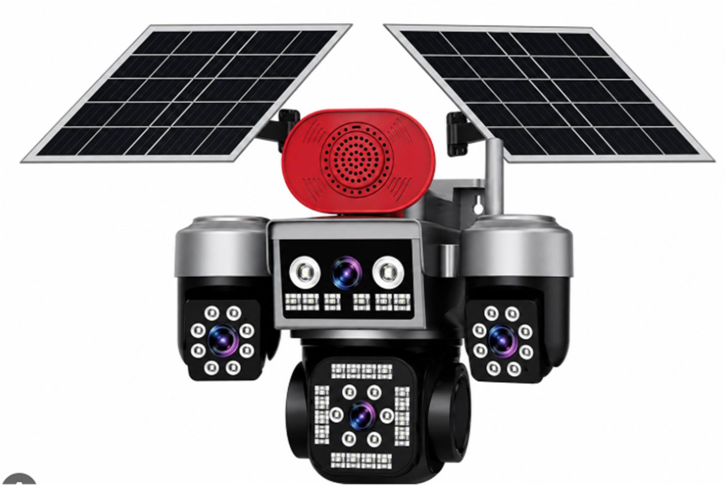 Apronx APX-WSP465 12Mp AOV 4G + 2 Solar Panel Dört Kameralı  PTZ
