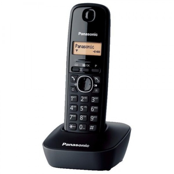 PANASONIC KX-TG1611 DECT TELEFON CALLER ID 50 HAFIZA LCD SIYAH