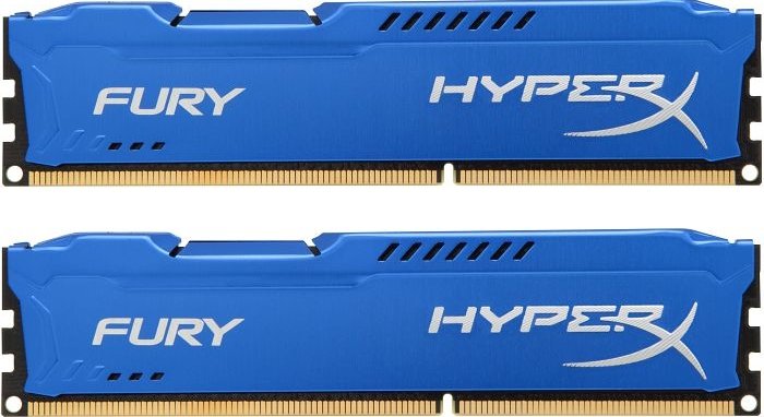 16 GB (2x8GB) DDR3 1600 MHz KINGSTON HYPERX FURY BLUE CL10 (HX316C10FK2/16)